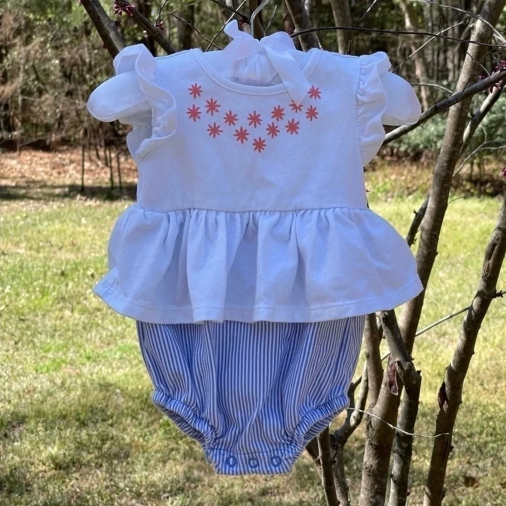 CAT & Jack Peplum 1 Piece Playsuit 0-3 Months